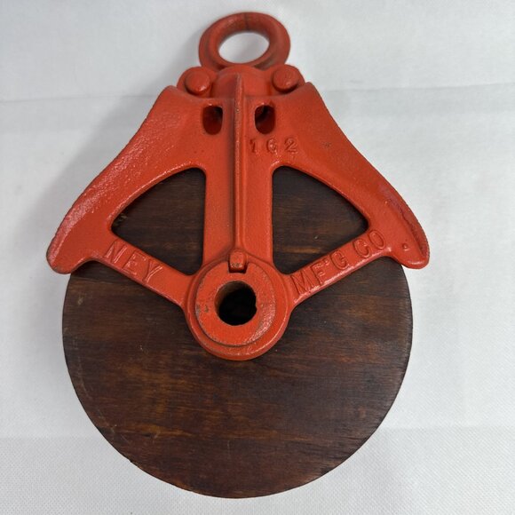 Antique THE NEY MFG CO. Canton Ohio Barn Hay Pulley/Trolley  Vintage NEY MF\'G CO No.162 Barn Pulley